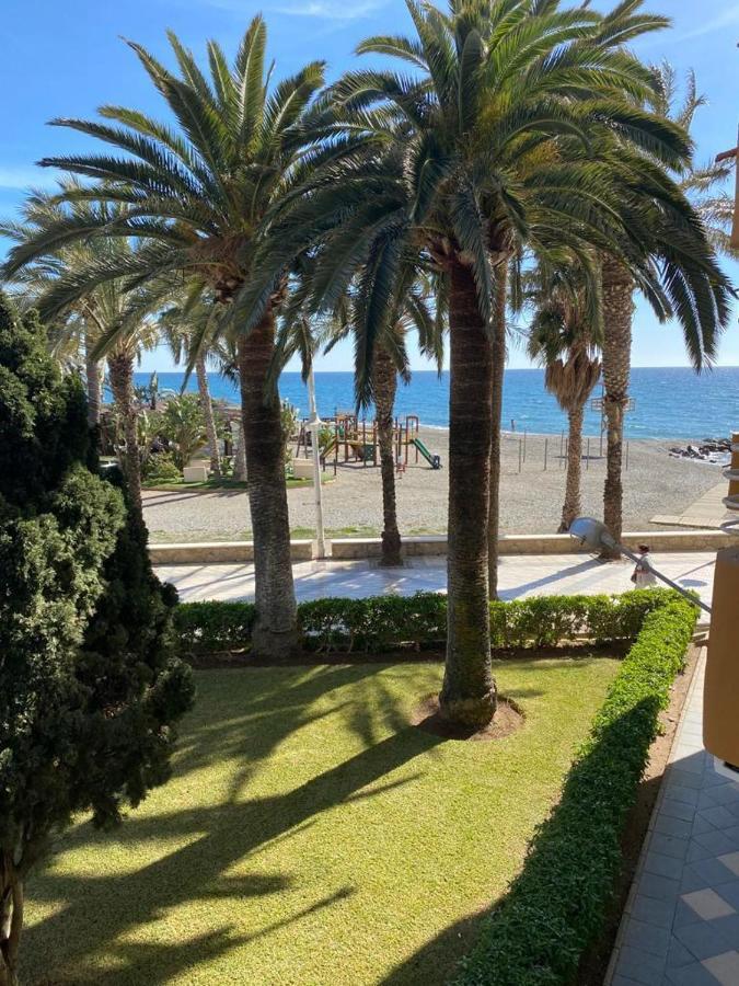 Las Palmeras Algarrobo Costa Bagian luar foto